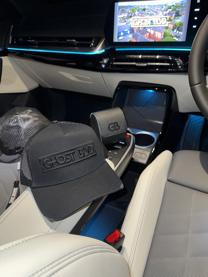 Ghost Blvd Trucker Cap ‘Triple Black’