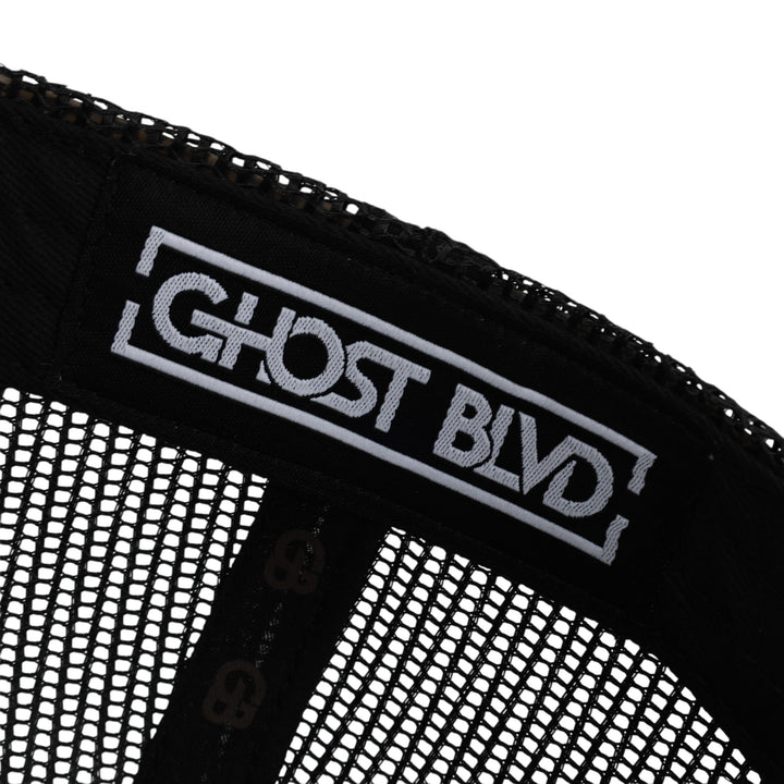 Ghost Blvd Trucker Cap ‘Black & Yellow’