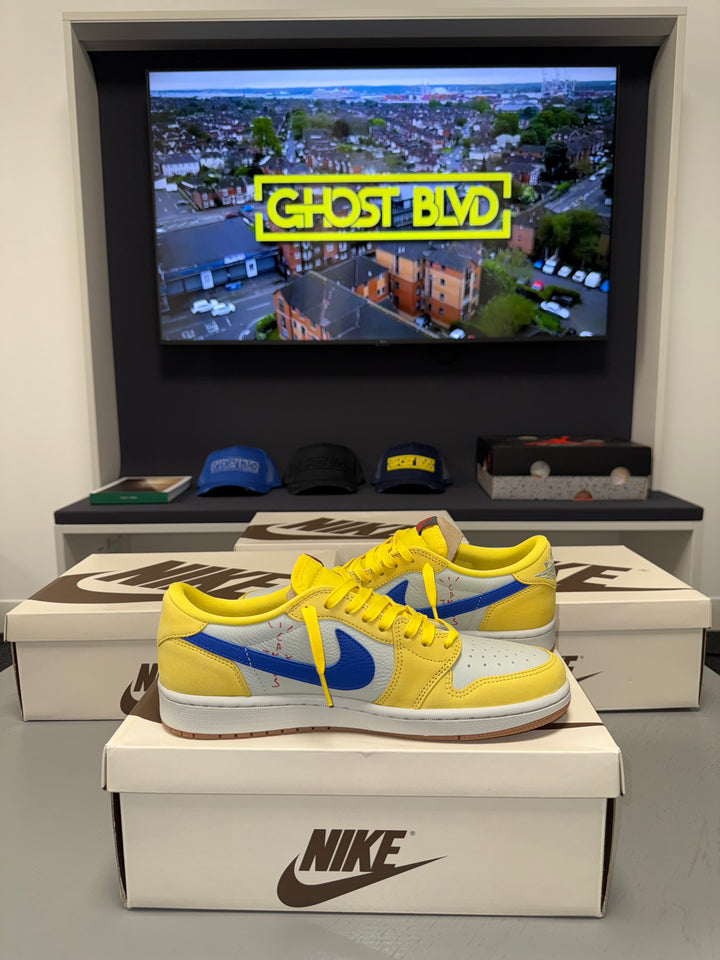 TRAVIS SCOTT X AIR JORDAN 1 RETRO LOW OG SP CANARY