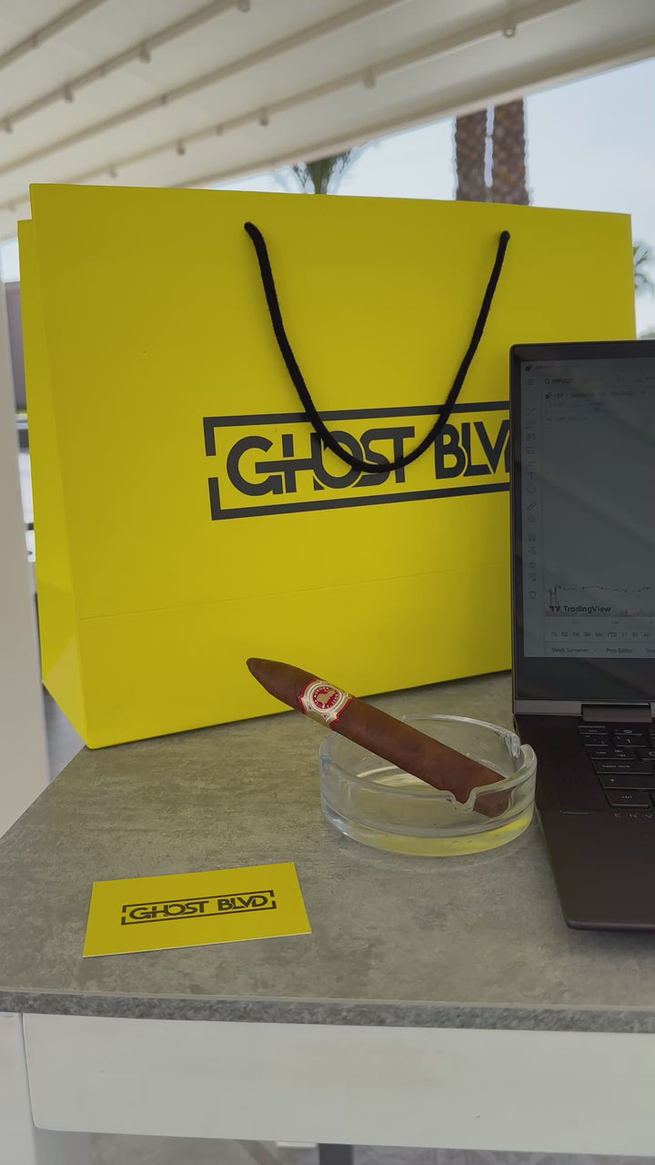 Ghost Blvd Trucker Cap ‘Black & Yellow’