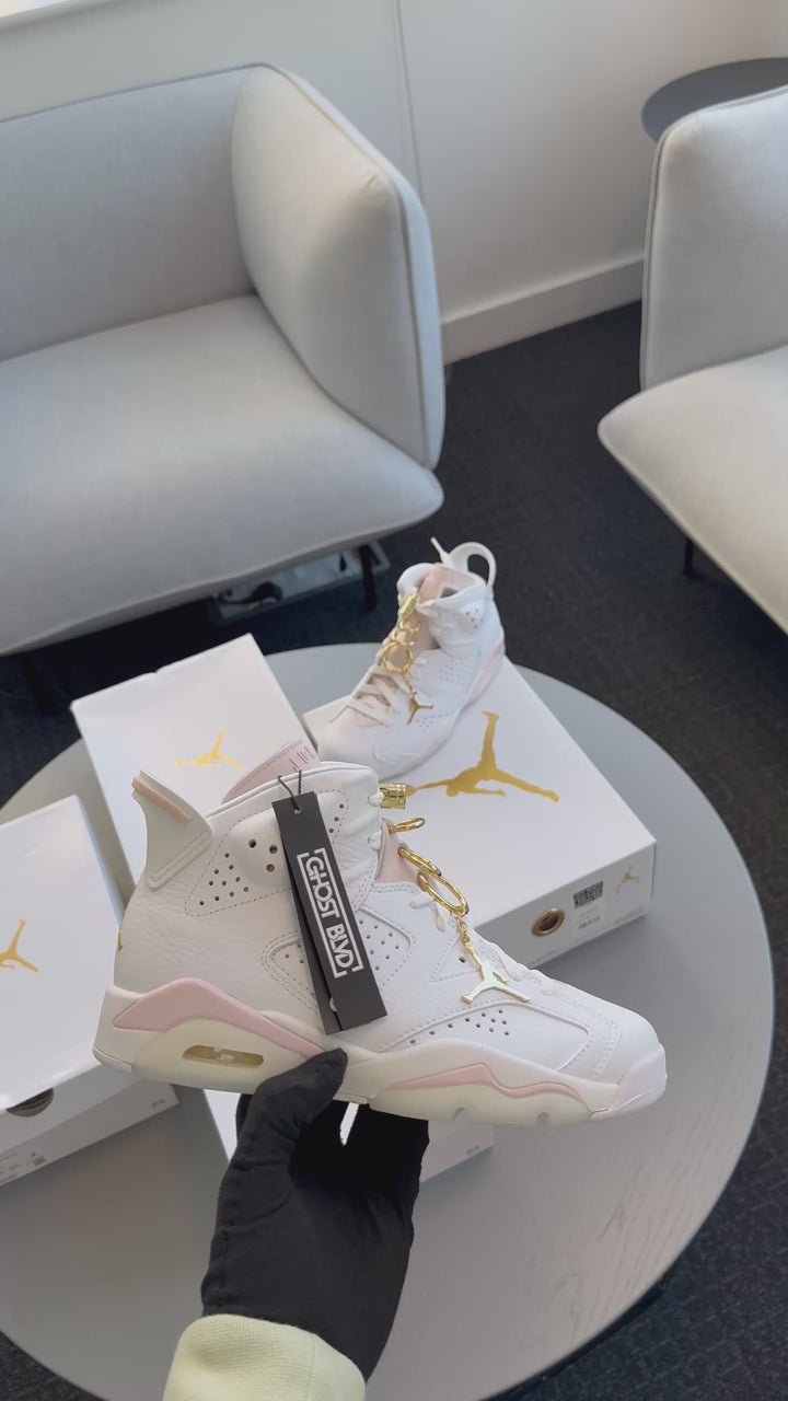 WMNS Air Jordan 6 Gold Hoops